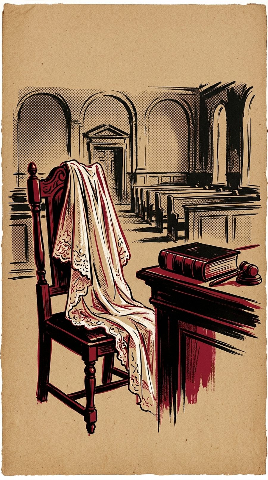 Copertina disegnata per L'onore degli altri